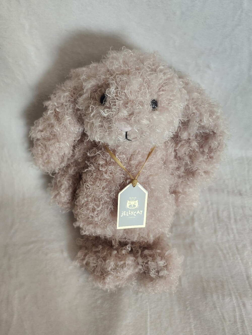 Jellycat Medium Bashful Luxe Curly Bunny (Retired) 💛